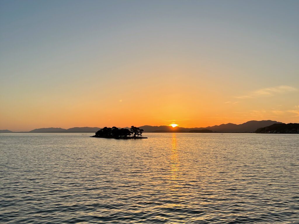 [島根] 松江市區散步——宍道湖夕陽絕景 - 旅行研究筆記