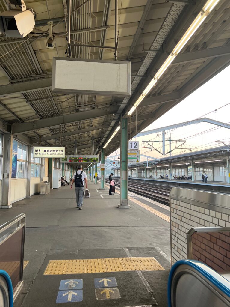 新山口駅 新幹線月台
